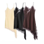 New Fashion Lace Asymmetric Dress