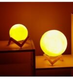 Rechargeable LED 3D Moon Lamp - Image 6